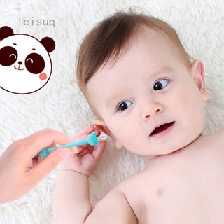Baby Nose and Ear Cleaner - Small and Gentle, Easy to Use and Washable, Efficient Cleaner with Rubber Grip for Baby, Useful for Removing Harder Bogies, Fits in The Nappy Bag