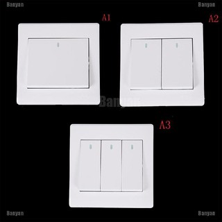 【Home】86 Wall Panel Home Toggle Switch Two Gang One Way Wall Switch For Home (1)