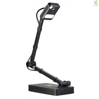 eloam YL1050AF USB Document Camera Scanner 10 Mega-pixels HD Camera A4 Capture Size Auto Focus Built-in Microphone LED Light Video Shooting for Office Conference Classroom Online Teaching Course Distance Learning Education
