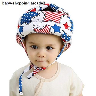 ۞❅Baby Safety Anti-collision Protective Hat Soft Comfortable Head Protection Adjustable Helmet