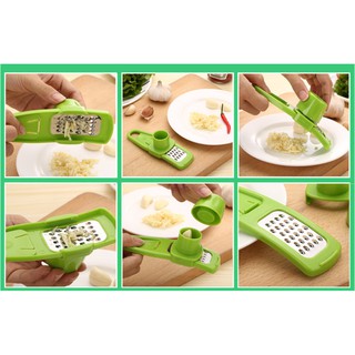 Multifunction Grinding Garlic Device Creative Cutter Kitchen Gadget (4)
