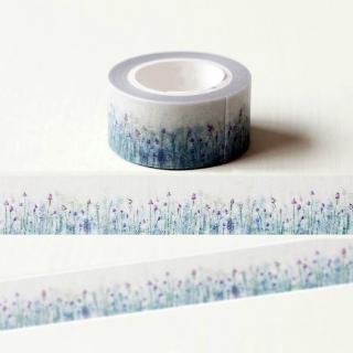 1 Pc / Pack Lavender Flower Washi Paper Masking Tapes For Scrapbooking Tape Diy Stickers Crafts