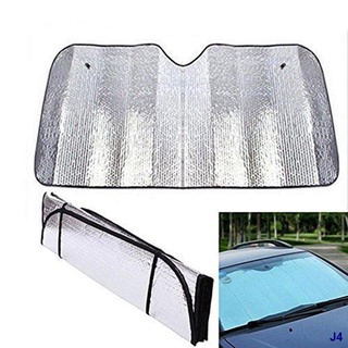 ◙ஐ♛1pc Car Windshield Sunshades Screen Silver Front Sunshade Cover Anti UV Aluminum Foil-Sun Shade C