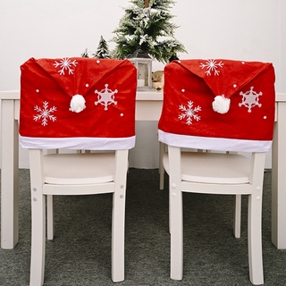 Christmas Decoration Chair Covers Dining Seat Santa Claus Home Party Decor