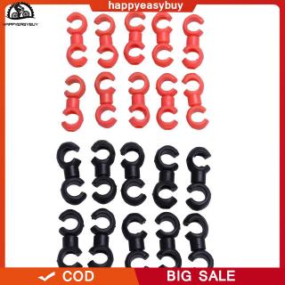 10pcs Cycle MTB Brake Gear Cable S Style Clips
