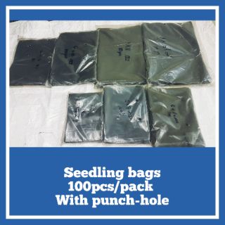 plastic Seedling bag Plastic with punch-hole