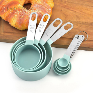 HHDZ 4pcs Stainless Steel Measuring Cups Spoons Kitchen Baking Cooking Tools Set