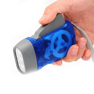 Hand Press Button Battery 3 Led Bulbs Flashlight Torch (1)