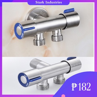 [Spot] SUS304 double faucet multi-functional faucet one in two out three-way washing machine faucet