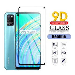 Realme 8 7i 7 Pro C21y C25s C25 C21 C15 C12 Narzo 30A C11 6 6i C3 5i 5 3 5i 3i 5s 2 C2 XT C17 9D Tempered Glass Full Coverage Screen Protector Clear