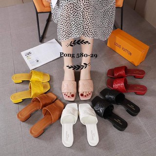LV SANDALS 1NCH HEEL TOP GRADE WITH FREE BOX
