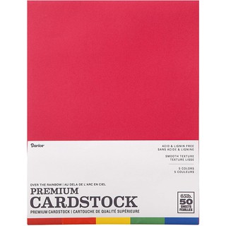 Darice Premium Cardstock 8.5" x 11"- Over The Rainbow