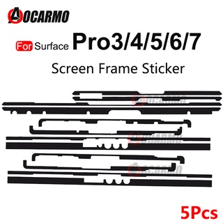 5Pcs/Lot For Microsoft Surface Pro 3 4 5 6 7 Pro4 Pro5 Pro6 Pro7 Adhesive LCD Display Screen Frame