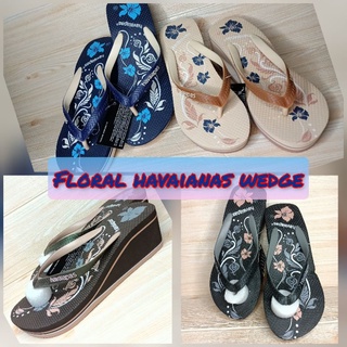 HAVAIANAS FLORAL WEDGE (high quality)