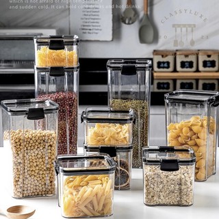 Kitchen Food Storage Containers Transparent Organizer Eco-Friendly Food Storage Box Sealed Container