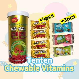 Tenten Chewable Vitamin Tablet 120pcs Niki Enhypen Treasure Jungwhan Recommend Korea Multivitamins Kids Vitamins