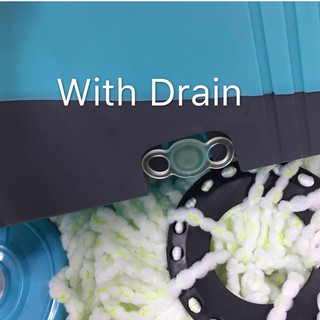 Stainless Spin Mop Microfiber Rotating Head With Drain Cod (5)