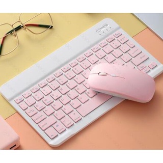 ♛Mini Bluetooth Keyboard And Mouse Wireless For iPad Apple iPhone Tablet Android Smart Phone Windows