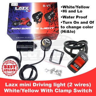 Lazx mini driving light version 1 2 wire. water proof (Pair)