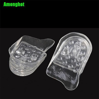 [Amonghot] 1Pair 5 Layers Taller Insole Silicone Gel Inserts Lift Height Increase Shoe Pads