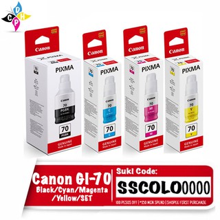Canon GI-70 Black/Cyan/Magenta/Yellow/SET GI70