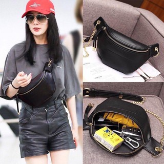 Korean Fashion side bag Beltbag sling bag leather high quality for women