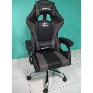Black/Gray Like Regal Gaming Chair and Office Chair Ergonormic With Massager