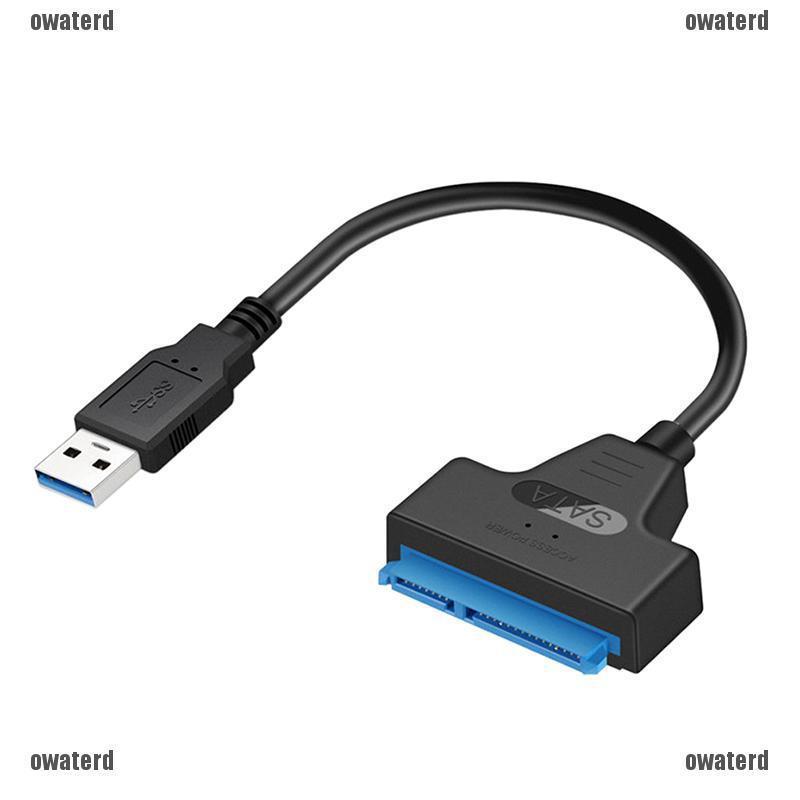 [YEN2] USB 3.0 to 2.5" SATA Hard Drive Adapter Cable-SATA to USB 3.0 Converter Black MO