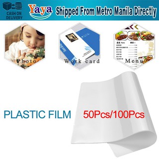 ✾【Fast Dlivery】100PCS/lot 50 mic, A4 Thermal Lamination roll Film Plastic Film PET For Photo/Files