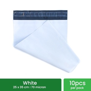 Medium Large Extra Large White Polymailer Courier Pouch