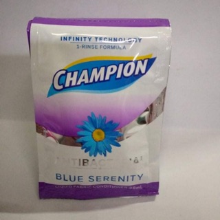 Champion Antibacterial Fabric Conditioner Blue Serenity6x28ml