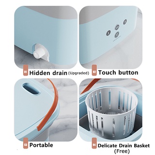 New fully automatic mini portable folding washing machine to carry with you on business trips Dryer (6)