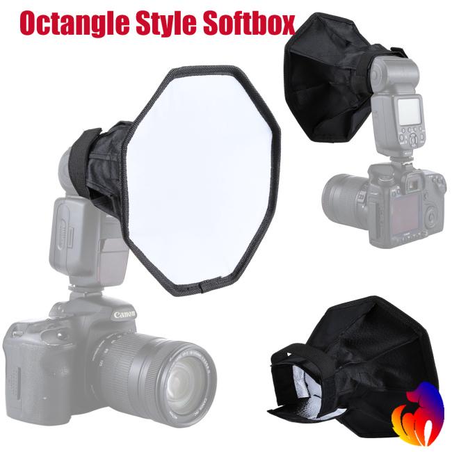 Octangle Style Softbox 20cm Foldable Soft Flash Light Diffuser Camera Photography Softbox for Studio