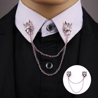 Men's Suit Tassel Multi-Layer Chain Brooch