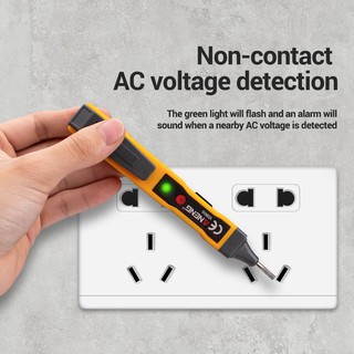 Ready Stock B & D ANENG VD806 Electric Voltage Tester Multifunctional Non-contact Pen Tester AC/DC Voltage Detector Electric Continuity Battery Test Pencil with Sound Light Alarm