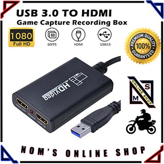 HDMI Game Video Capture Device, USB 3.0 to HDMI Capture Card Loop-Out Video Audio Recorder Device 10