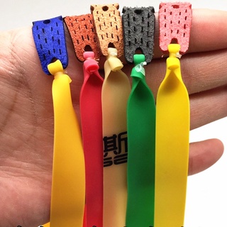 Colorful Slingshots Rubber Band Natural Latex Athletic Thickened Elastic Tube For Outdoor Sports