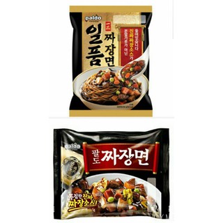 Noodles ❁♗Paldo Ilpum Jjajangmyeon/Jjajangmyun/Jjajangmen Jjajang Black Bean Noodle Paldo Samseon Jj