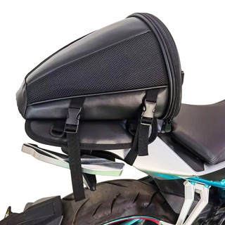 【Ready Stock】№Motorcycle Tail Bag Motorbike Seat Rear Bag Saddle Carry Bag w4ho