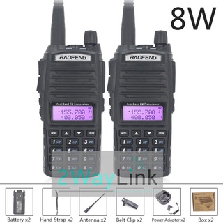 Baofeng UV 82 Walkie Talkie VHF UHF 8W Radio Station Telsiz 10KM Dual PTT UV-82 Walkie-talkies UV82 (1)