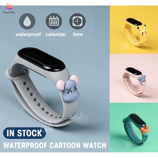 SM Ready Stock Cute Cartoon Led electronic Wristband Children Silicone Watch Mickey Pikachu Waterproof Touch Women Watches Kid Boy Girls Relojes (2)
