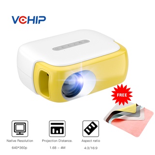 VCHIP RD860 Mini Projector For Home Supports 1080P TV LED HDMI USB Portable Theater Media Player Wit