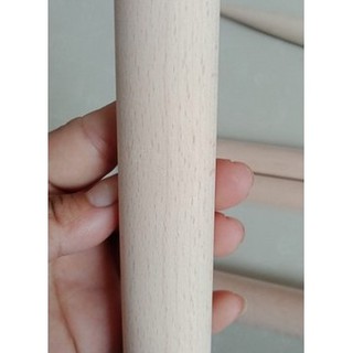 Rolling Pin Solid Wood Non-stick Wooden Pressing Stick (3)