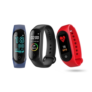 M4 Smart watch for Fitness Blood pressure heart rate Waterproof Smart Watch