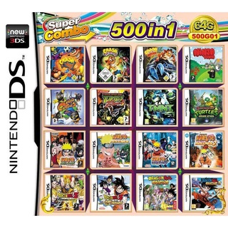 500 IN 1 Games Card Cartridge Multicart For Nintendo DS NDS NDSL NDSi 2DS 3DS (1)