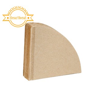 Filter Cup Coffee Filter Papers Original Wooden Drip Paper Cone Shape