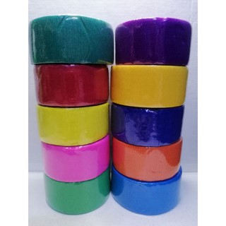 crepe roll 3.5cm x 2440cm, single color