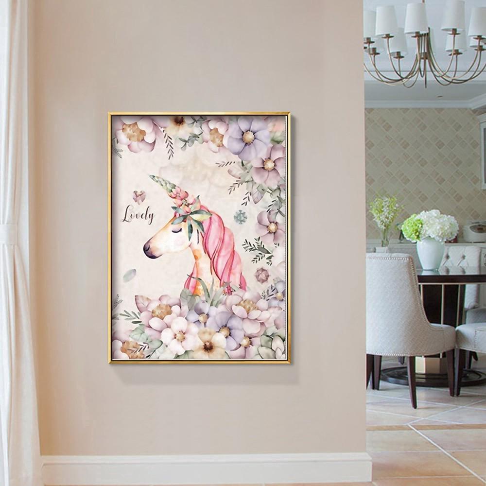 DIY,Diamond Painting,Diamond Embroidery,Flamingo，unicorn (1)