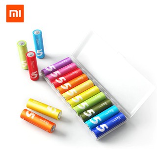 Xiaomi Mi Home Zi5 10Pcs color AA LR6 1.5V Alkaline Battery (1)