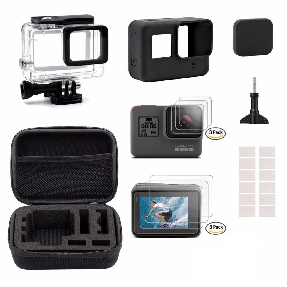 GoPro Hero 7/6/5 Black Bag Case Screen Protect Lens Cover